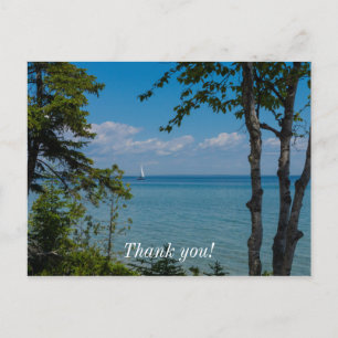 Segeln in Mackinac Postkarte
