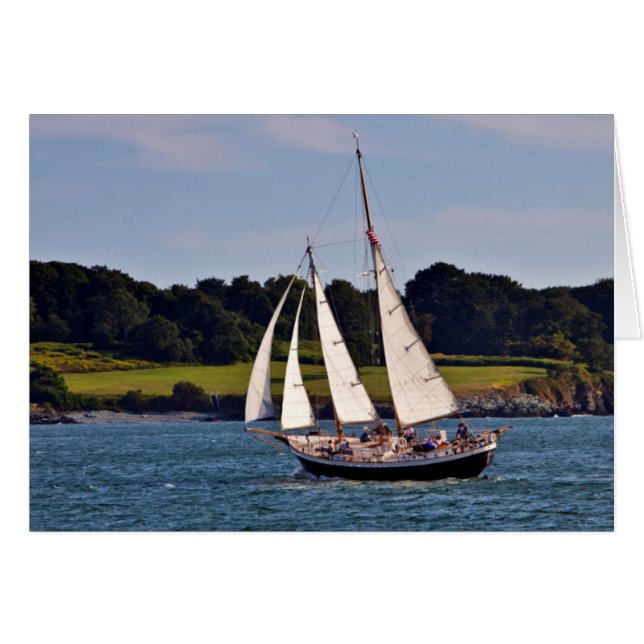 Segeln in Newport, Rhode Island, USA (Vorderseite (Horizontal))