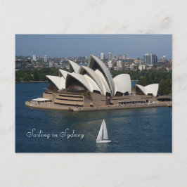 Segeln in Sydney Postkarte