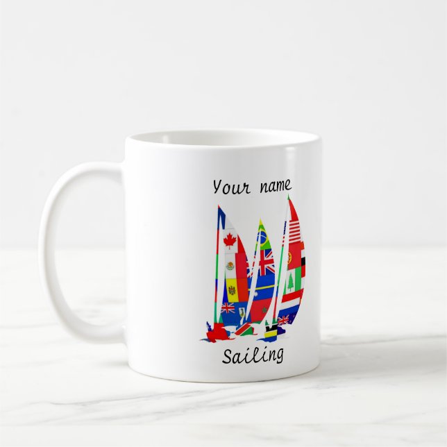 Segeln Kaffeetasse (Links)