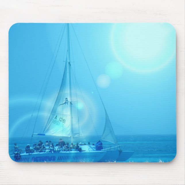 Segeln-Katamaran-Mausunterlage Mousepad (Vorne)