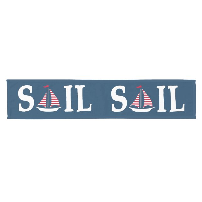 segeln kurzer tischläufer (Horizontal)