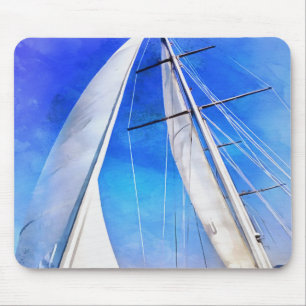Segeln macht mir die Knochen meines Geistes künstl Mousepad