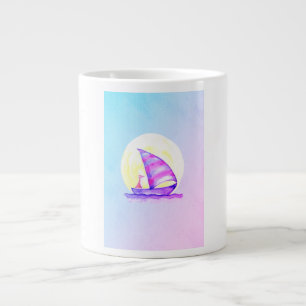 "Segeln mit dem Fuchs" Jumbo-Tasse