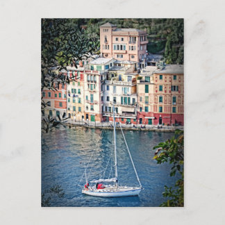 Segeln nach Portofino, Italienische Postkarte