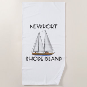 Segeln Newports Rhode Island Strandtuch