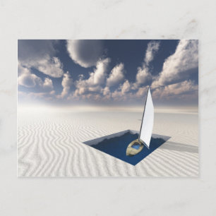 segeln postkarte