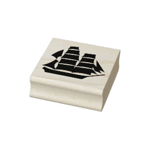 Segeln-Schiffs-Gummi-Briefmarke Gummistempel