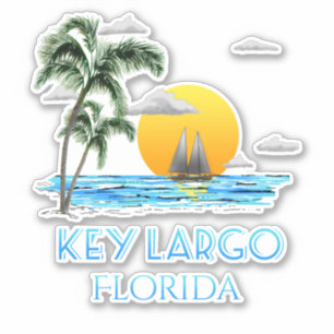 Segeln-Schlüssellargo-Florida-Schlüssel Aufkleber
