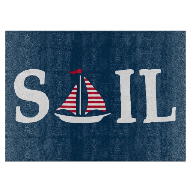 segeln schneidebrett (Vorderseite)