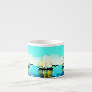 Segeln Schooner Espresso-Tasse Espressotasse