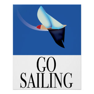 Segeln Sie los Poster