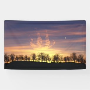 Segeln Sie mit dem Nachthimmel-Banner Banner