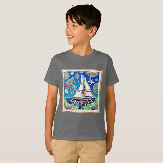 SEGELN SIE WEG T-Shirt (Vorne ganz)