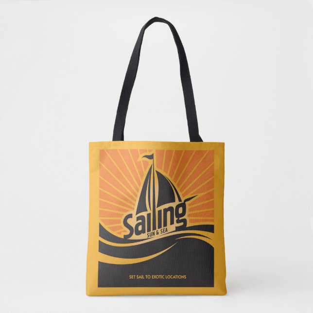 Segeln Sun und Meer Tasche (Vorderseite)
