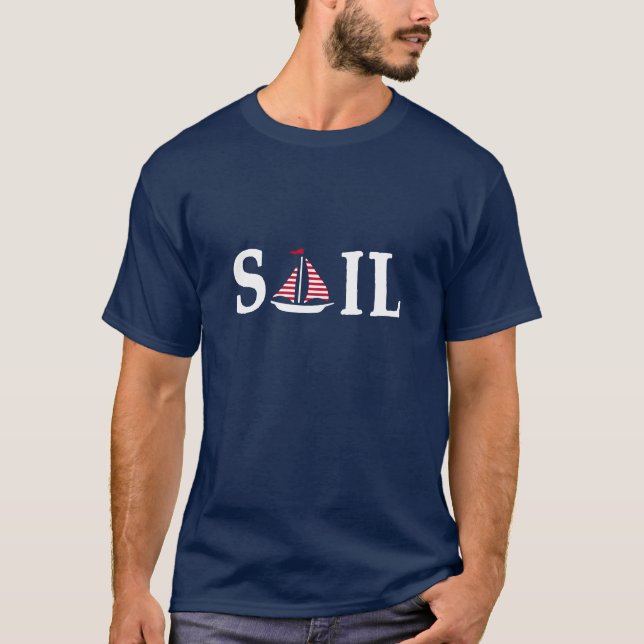 segeln T-Shirt (Vorderseite)