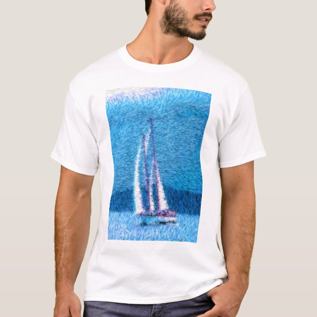 Segeln T-Shirt (Vorderseite)