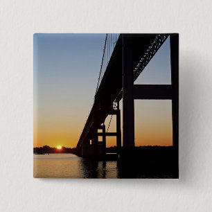 Segeln und Abfahrt aus Newport Rhode Island Button