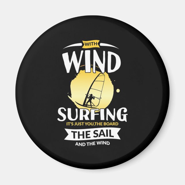 Segeln und Windsurfen Magnet (Vorne)