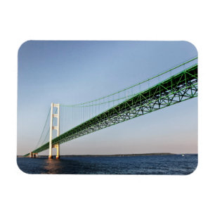 Segeln unter der Mackinac-Brücke Magnet