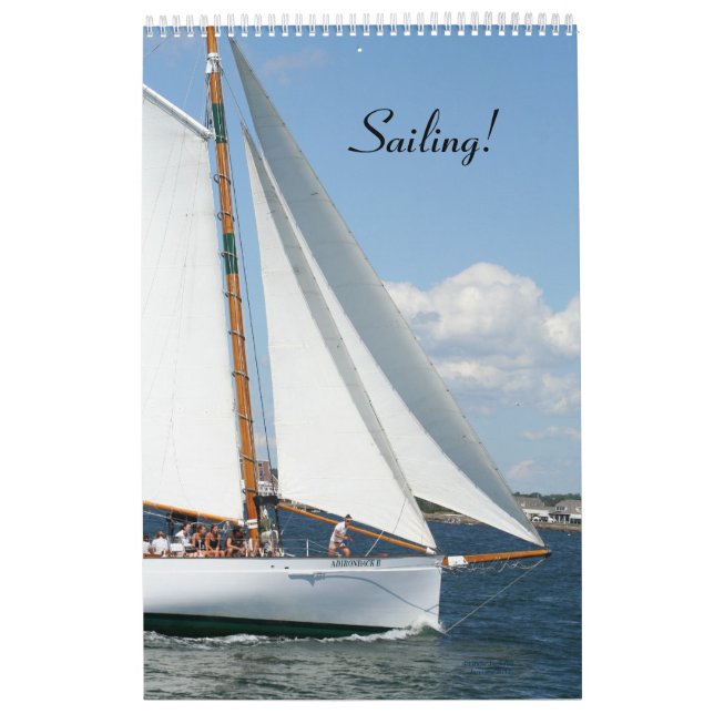 Segeln!  Vergnügen des Meeres, Kalender (Titelbild)
