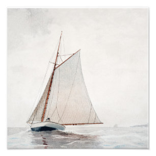 Segeln von Gloucester (ca. 1880) von Winslow Homer Fotodruck