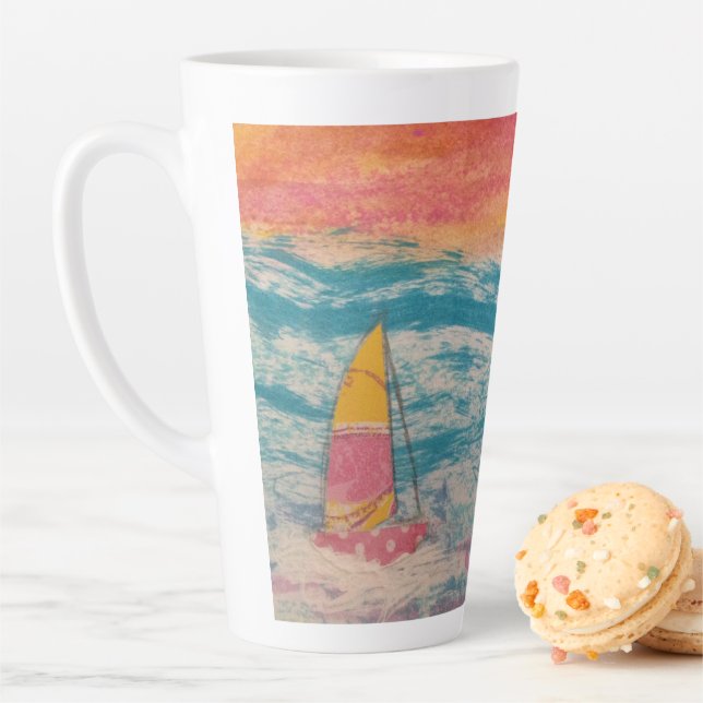 Segeln von Orange Skies Milchtasse (Beispiel)