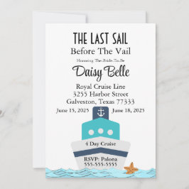 Segeln vor der Vail-Einladung Einladung