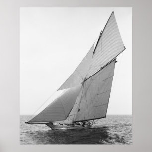 Segeln-Yacht Gloriana, 1891 Poster