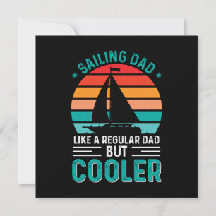 Segelnder Vater Einladung