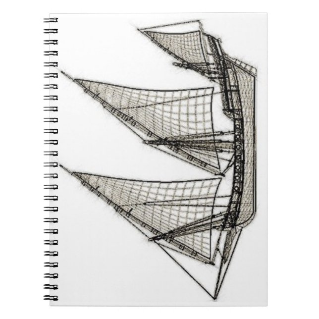 Segelpiraterie Notizblock (Vorderseite)