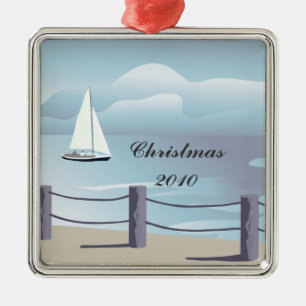 Segelprämie Weihnachtsgeschenk Ornament Aus Metall