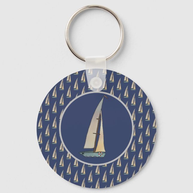 Segelschiff Æger Schlüsselanhänger (Vorderseite)