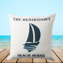 Segelschiff Blue Yacht Family Name Beach House