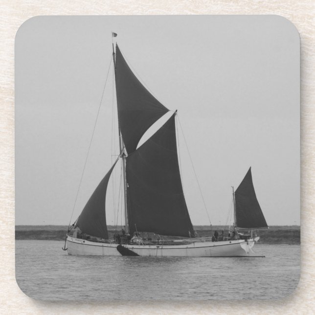 Segelschiff-Erinnerung Getränkeuntersetzer (Vorderseite)