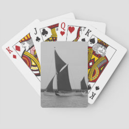 Segelschiff-Erinnerung Spielkarten
