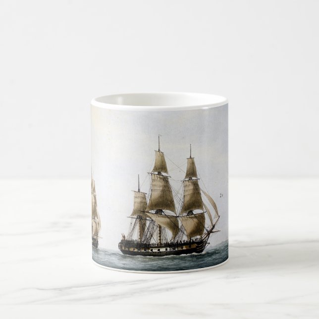 Segelschiff Kaffeetasse (Mittel)