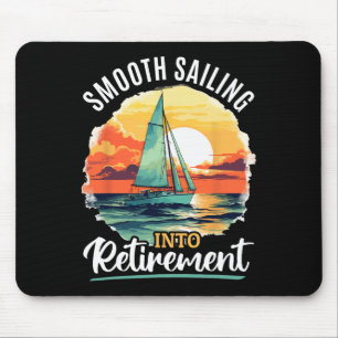 Segelschiff Kapitän Smooth segeln in Retiremen Mousepad