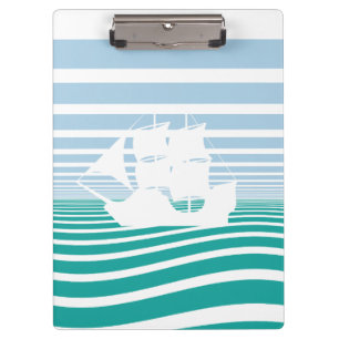 Segelschiff Klemmbrett