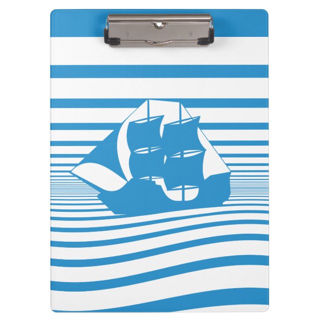 Segelschiff Klemmbrett (Vorderseite)