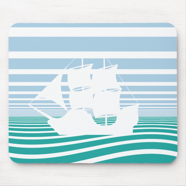 Segelschiff Mousepad (Vorne)