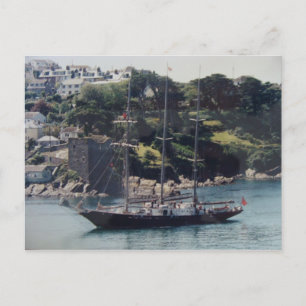 Segelschiff nach Harbor Postkarte