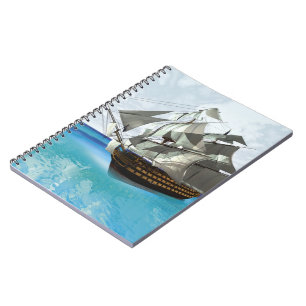 Segelschiff Notizblock