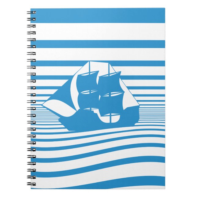 Segelschiff Notizblock (Vorderseite)