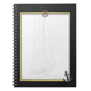 Segelschiff Notizbuch Notizblock