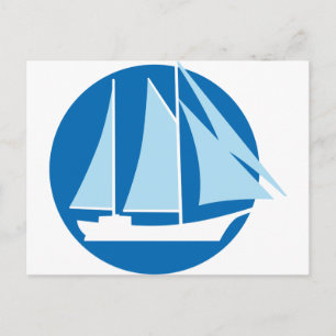 Segelschiff Postkarte