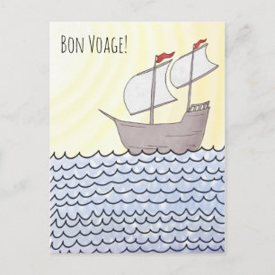 Segelschiff Postkarte