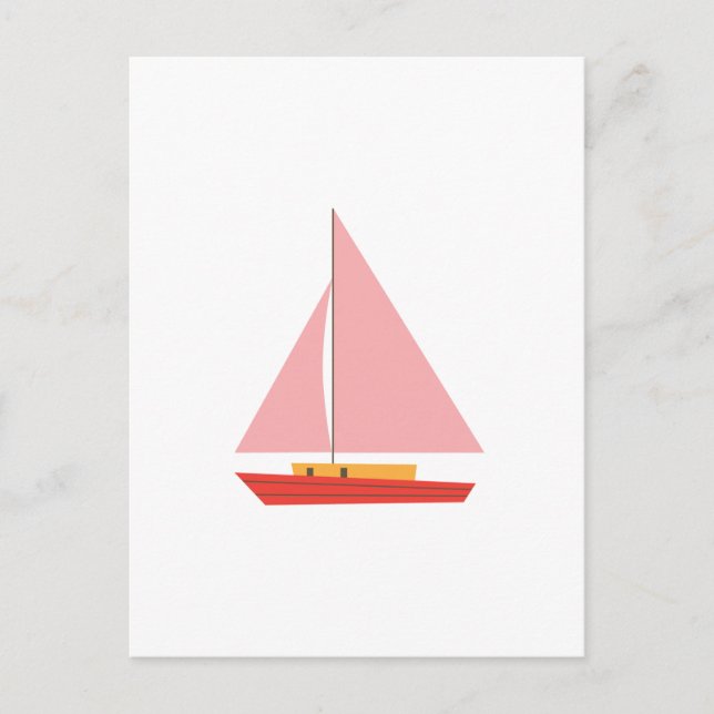 Segelschiff Postkarte (Vorderseite)