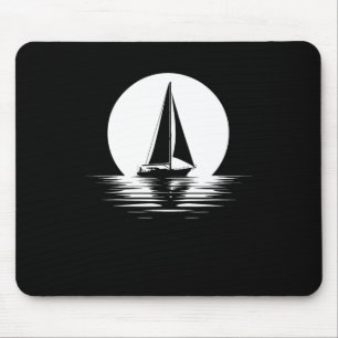 Segelschiff Sailboat - Captain Boat Sun Mousepad