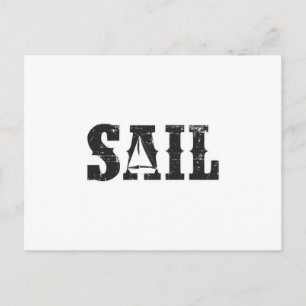 Segelschiff Sailor Captain Sail Sea Funny Geschenk Postkarte
